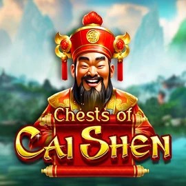 Chests of Cai Shen online game logo by Pragmatic Play on winoramaacasino.it