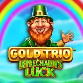 Gold Trio Leprechaun's Luck slot logo by Playtech at Winorama Casino