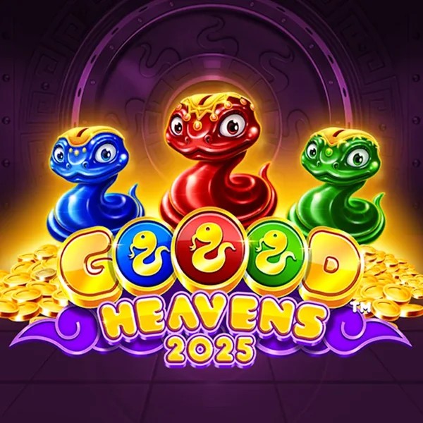 Goood Heavens slot logo by Rarestone Gaming at Winorama Casino